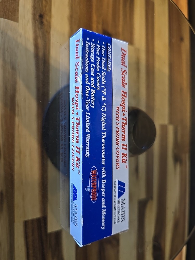 Mabis Digital Thermometer w/ Beeper & Memory, Dual Scale