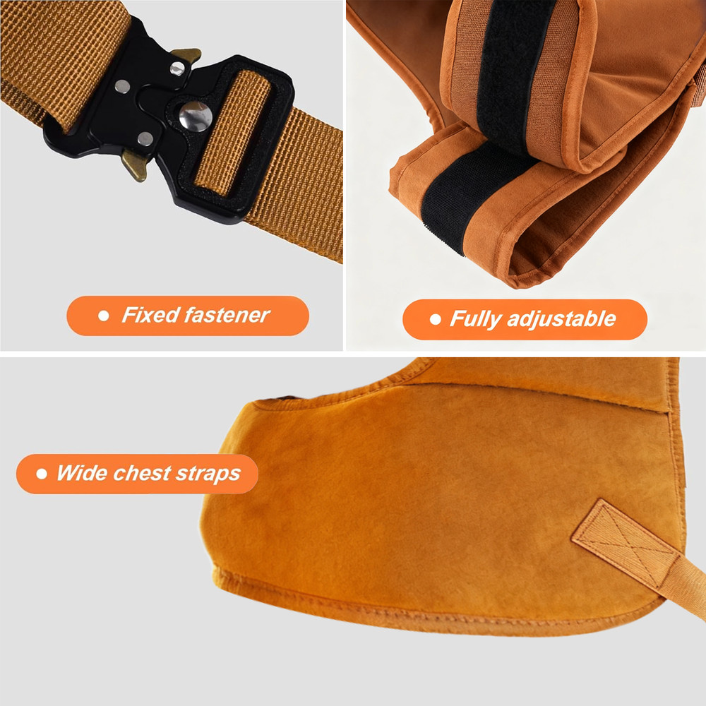 Hunting Cushion Shoulder Pads Recoil Shields Adjustable Strap for Range Hunting