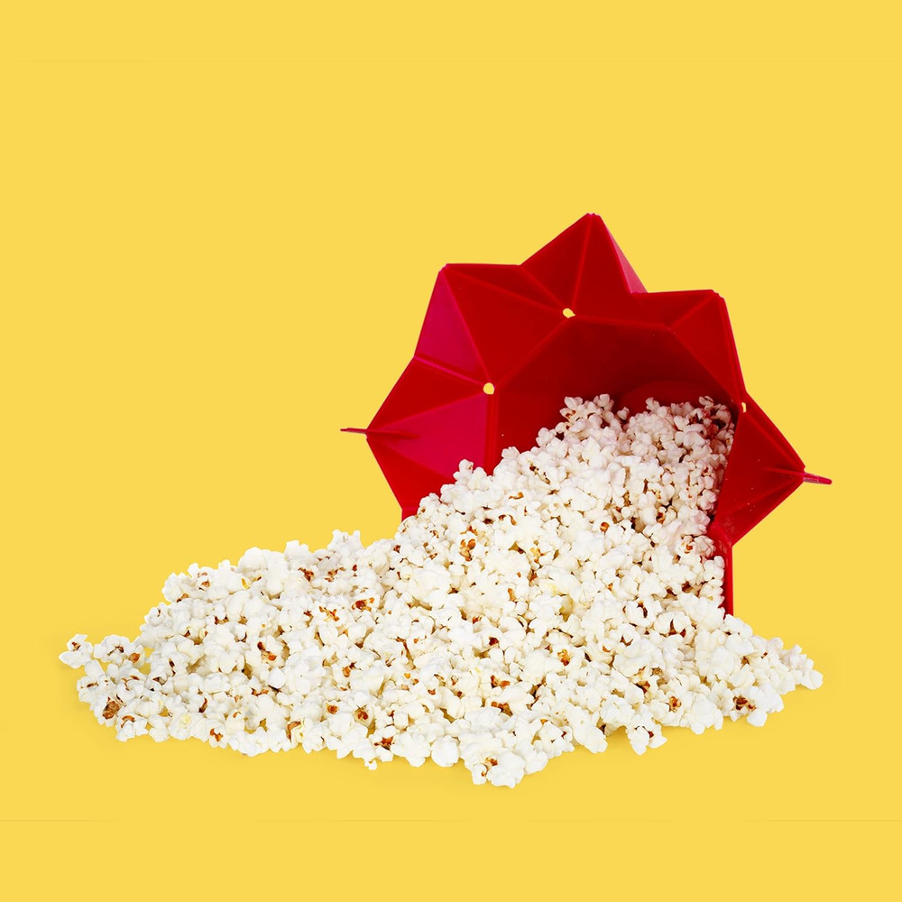 Poptop Microwave Popcorn Popper (Cherry)