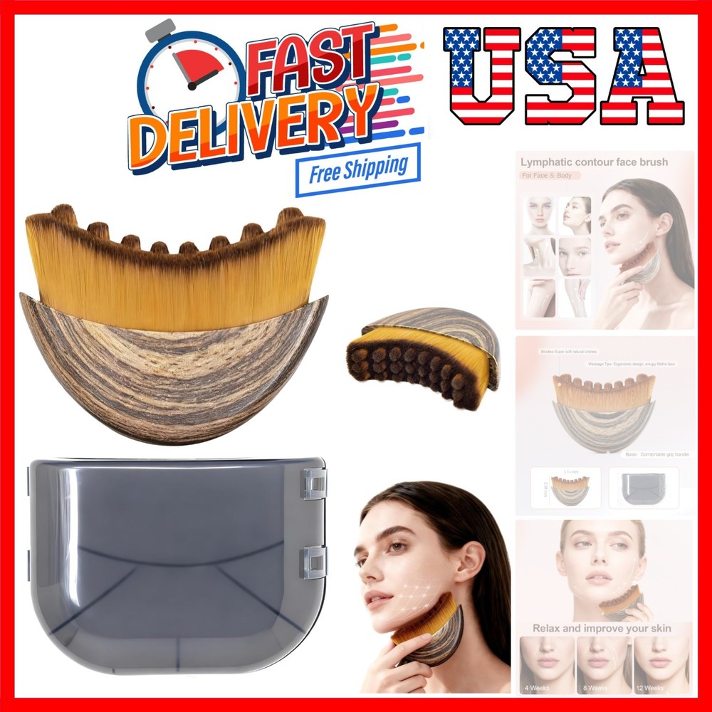 Facial Contour Brush – Manual Face Sculpting & Deep Cleansing