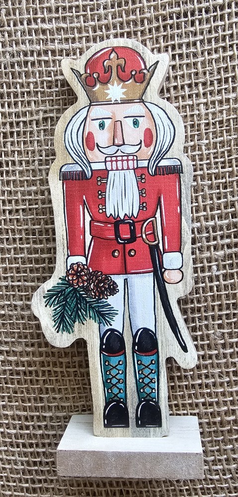 2 Nutcracker Suite Mouse King & Nutcracker 6.25" Standing Christmas Decor