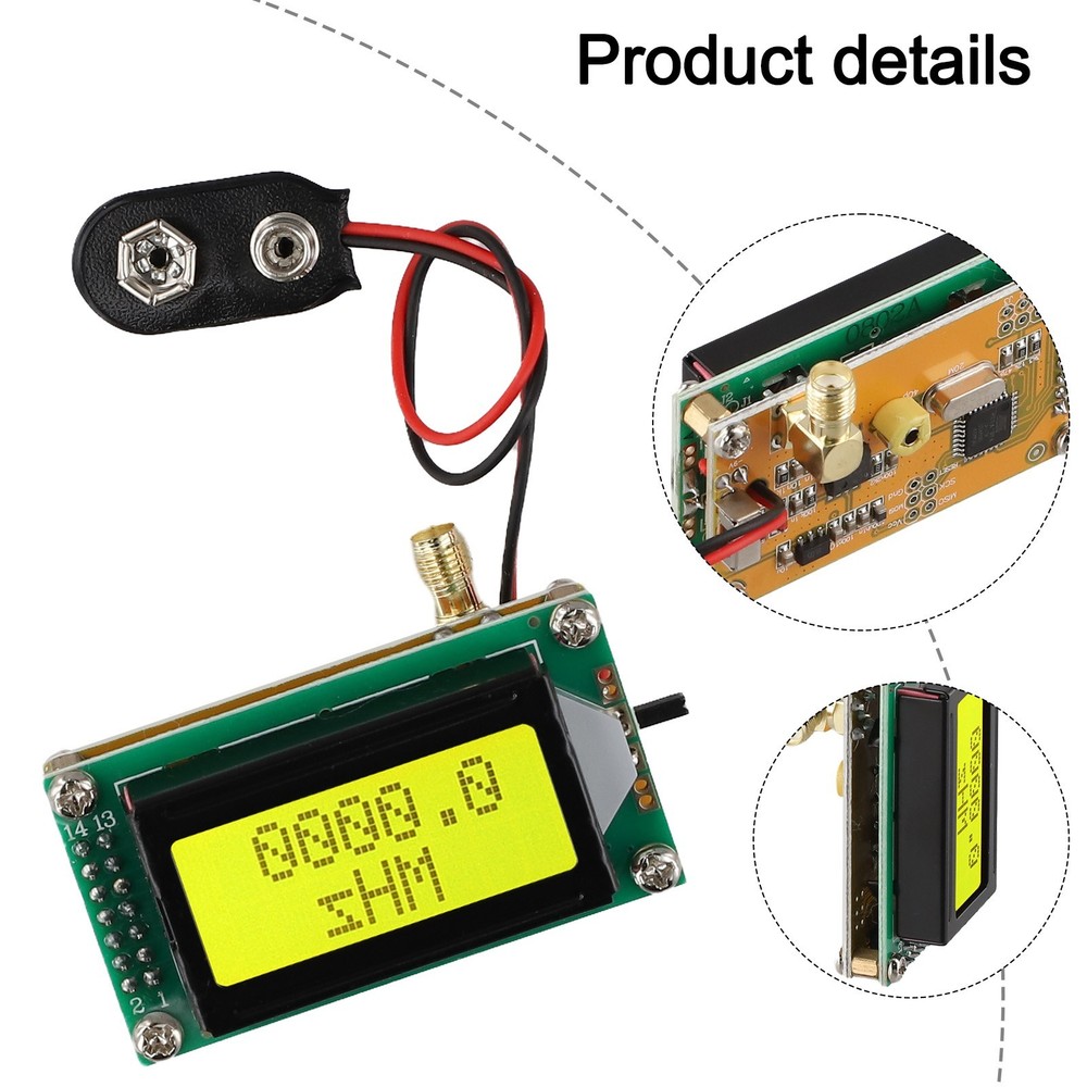 Sturdy RF Frequency Counter Module 1 500MHz for Testing For Ham Radios