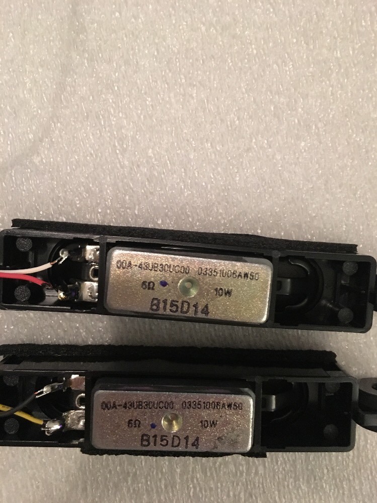 Sharp LC-43UB30U TV Speaker Set
