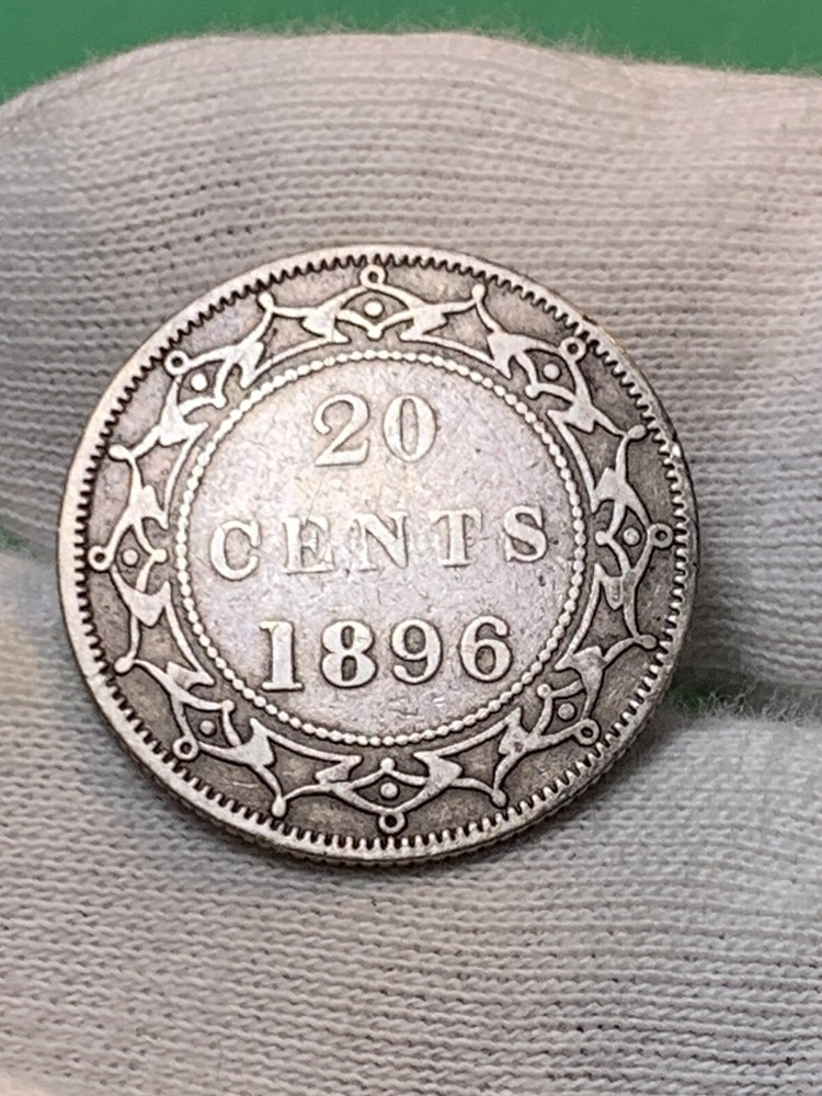 1896 Newfoundland Silver 20 Cents (A1409)