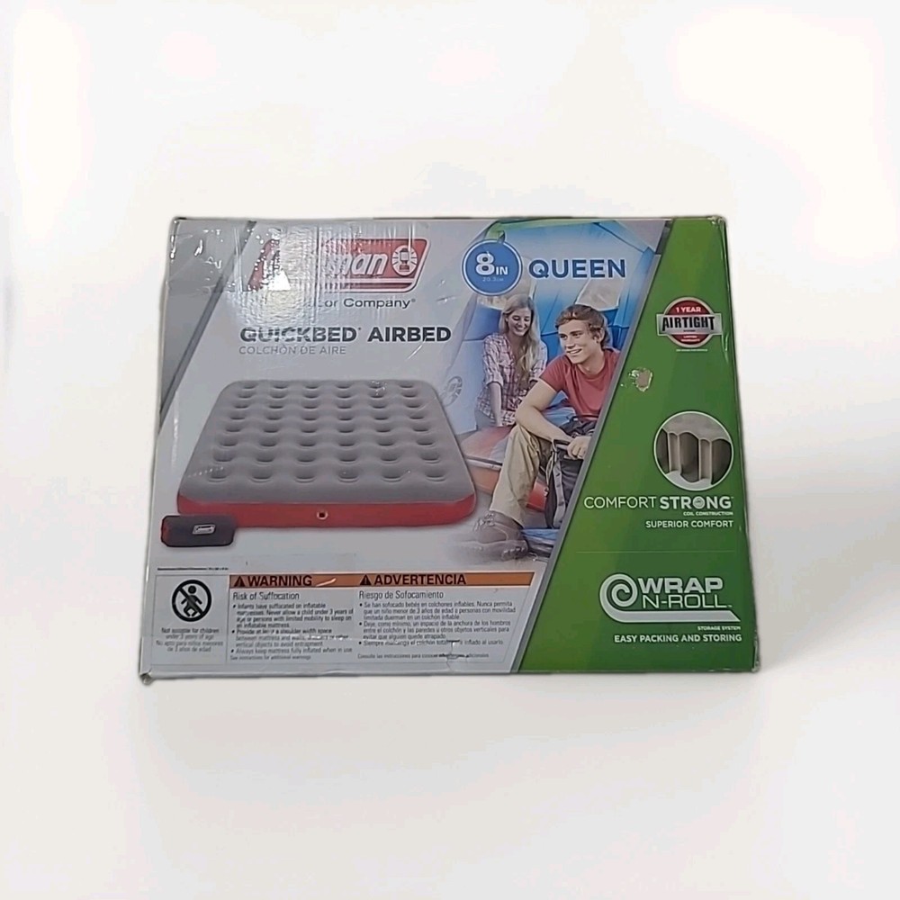 Coleman - Quickbed Aired 8 In - Size Queen