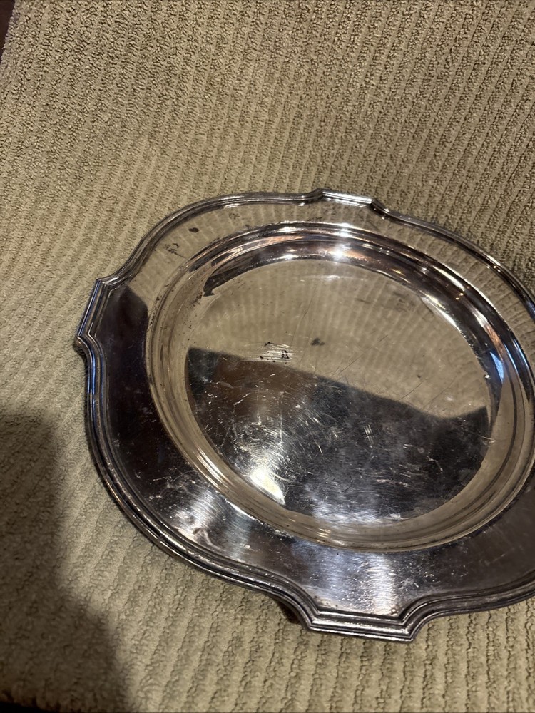 Antique Silverplate Tray Unmarked