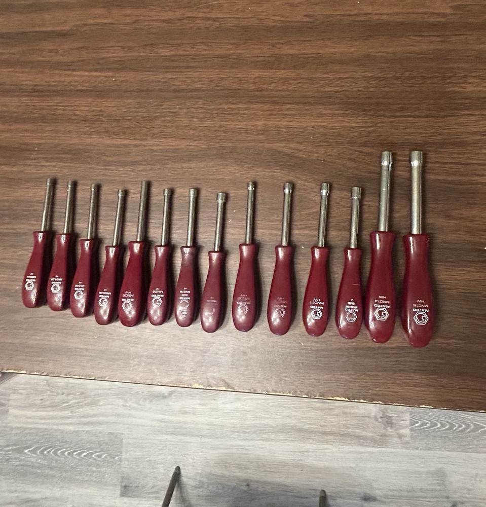 Matco 14pc Nut Grip Screwdriver Set Hard Handle