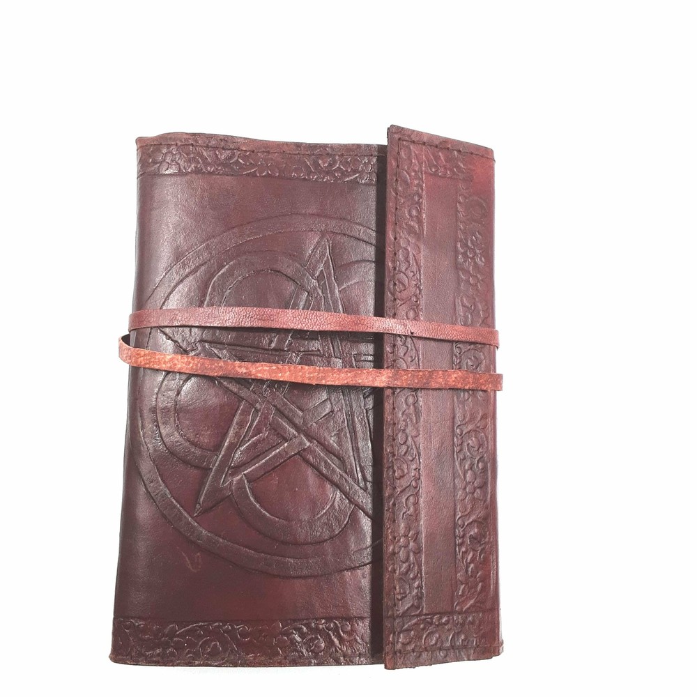 Leather Embossed Pentagram Journal #2230