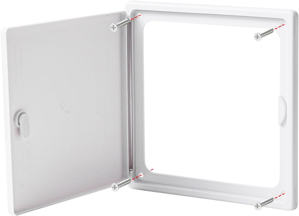 Access Panel 12X16 with Door (Max Service Opening 10X14) Plastic White (Large 12