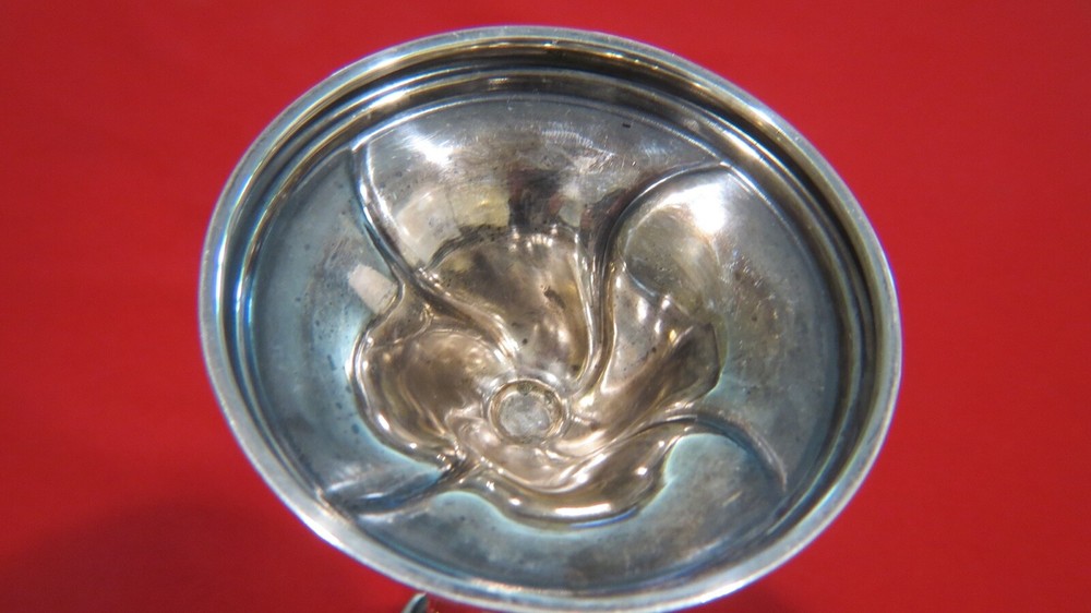 800 Fine Silver German Candlestick