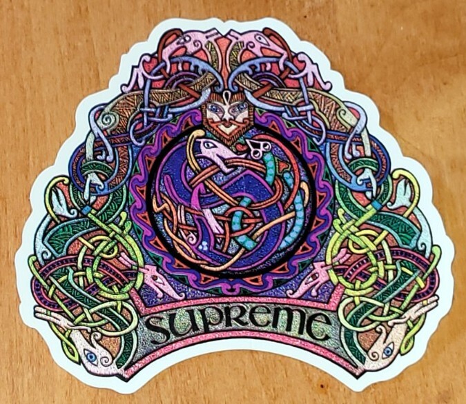 SUPREME KNOT STICKER 2019 SS19