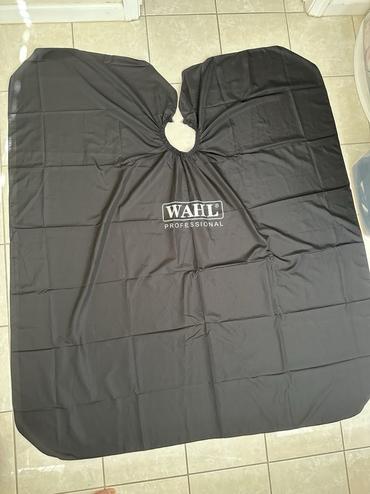 Wahl Professional Black Barber Salon Cape