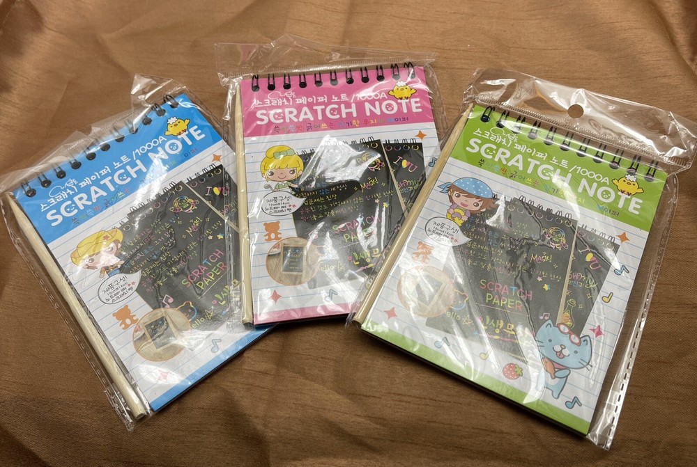 Lot Of 3 Scratch Note Pads