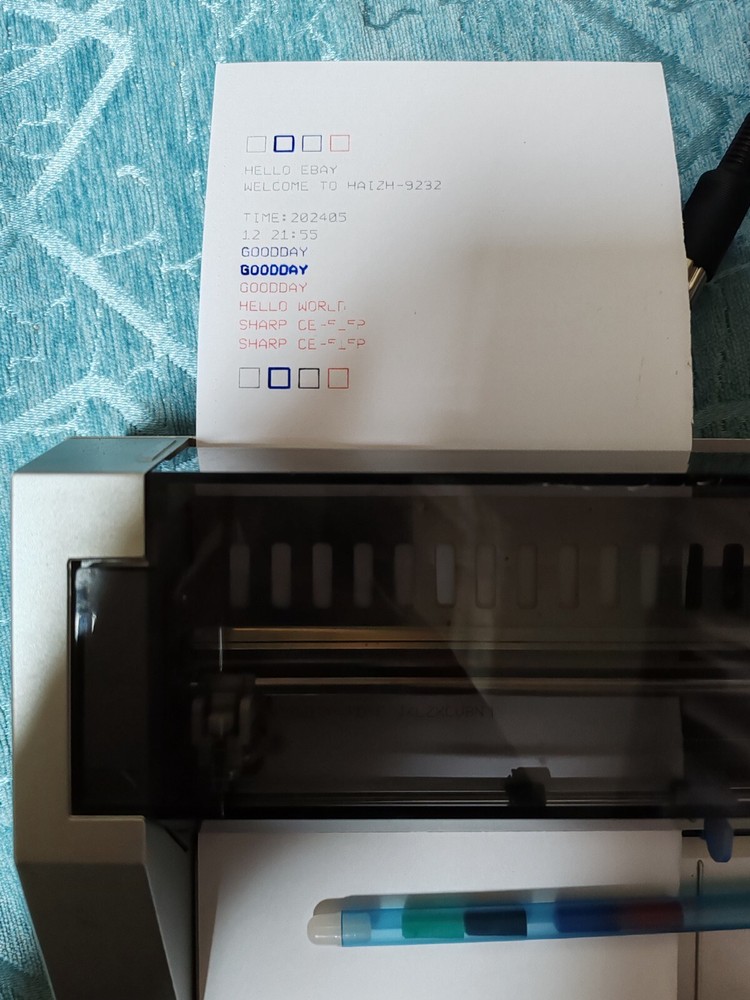 Vintage SHARP CE-515P plotter working with 4 pens Sold as part