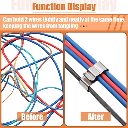 Stainless Steel Trailer Frame Wire Clips