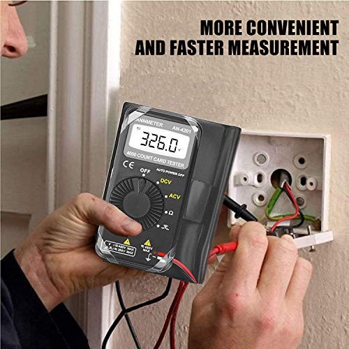 Digital Multimeter,Pocket Voltmeter Ohmmeter Measuring AC&DC Voltage