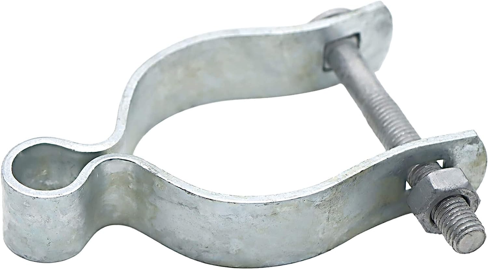 2 Pcs Chain Link Fence Gate Post Hinge for Outside Diameter Post/Pipe Pressed