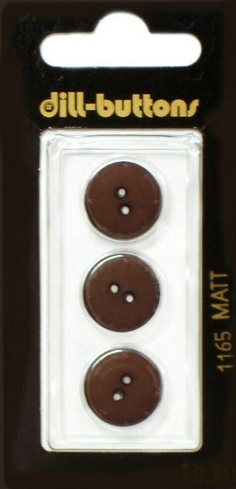 Dill Buttons ~ (1165) - 5/8" - 3 ct