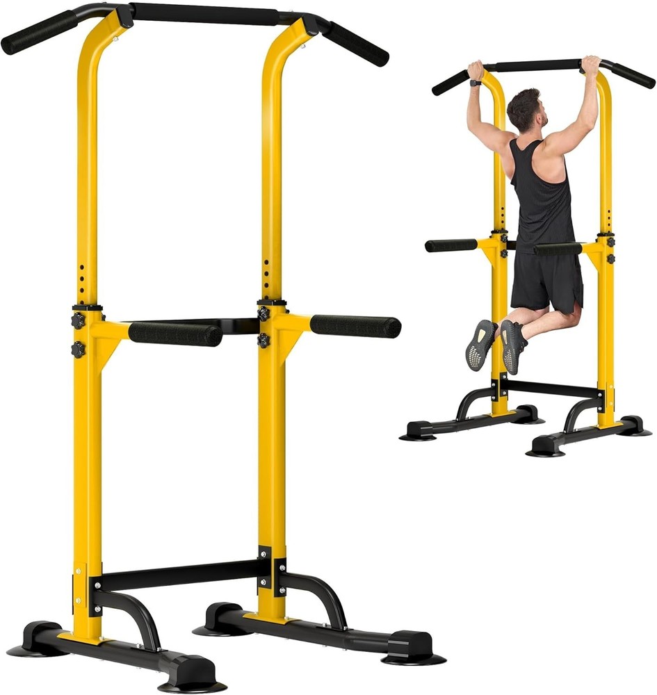 Power Tower Pull Up Dip Station Multi-Function Fitness Equipment Strength