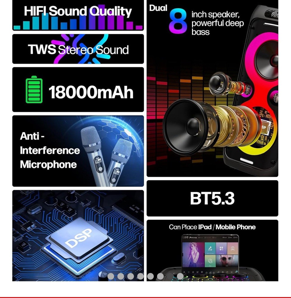 JAPOUCA karaoke machine