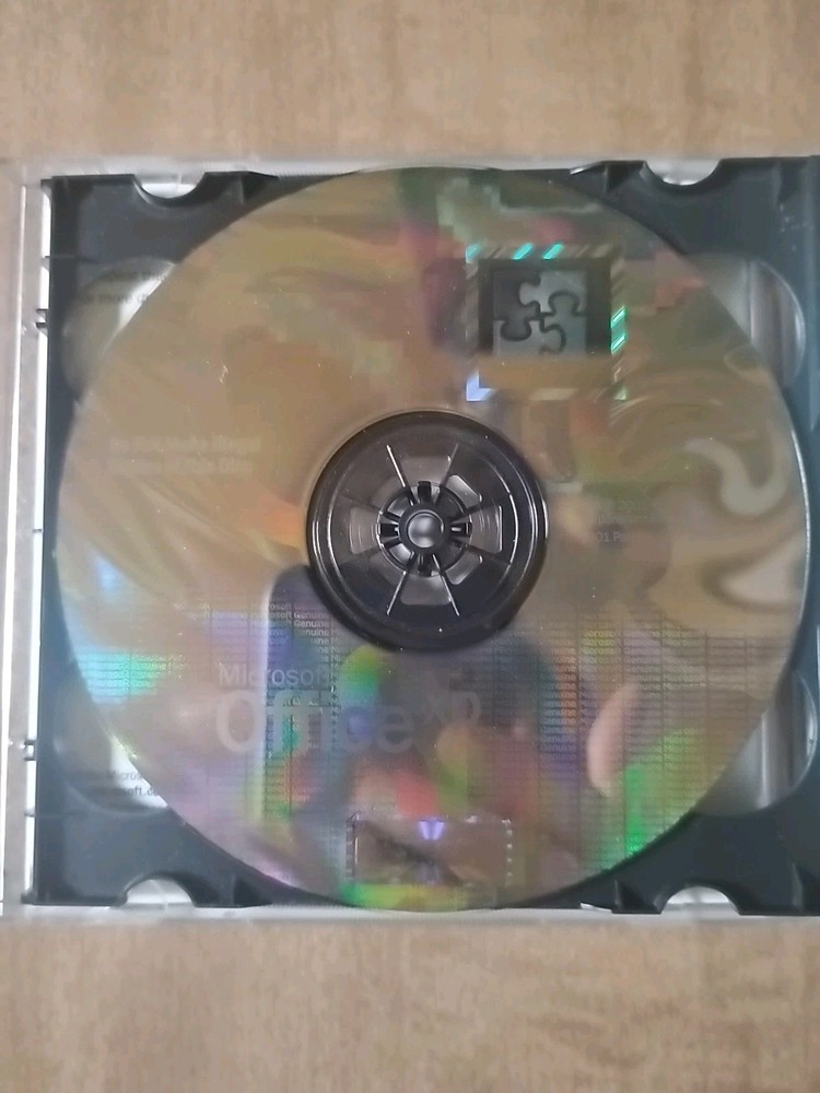 Microsoft Office XP Standard Version 2002 PC Software 2 Discs With Product Key