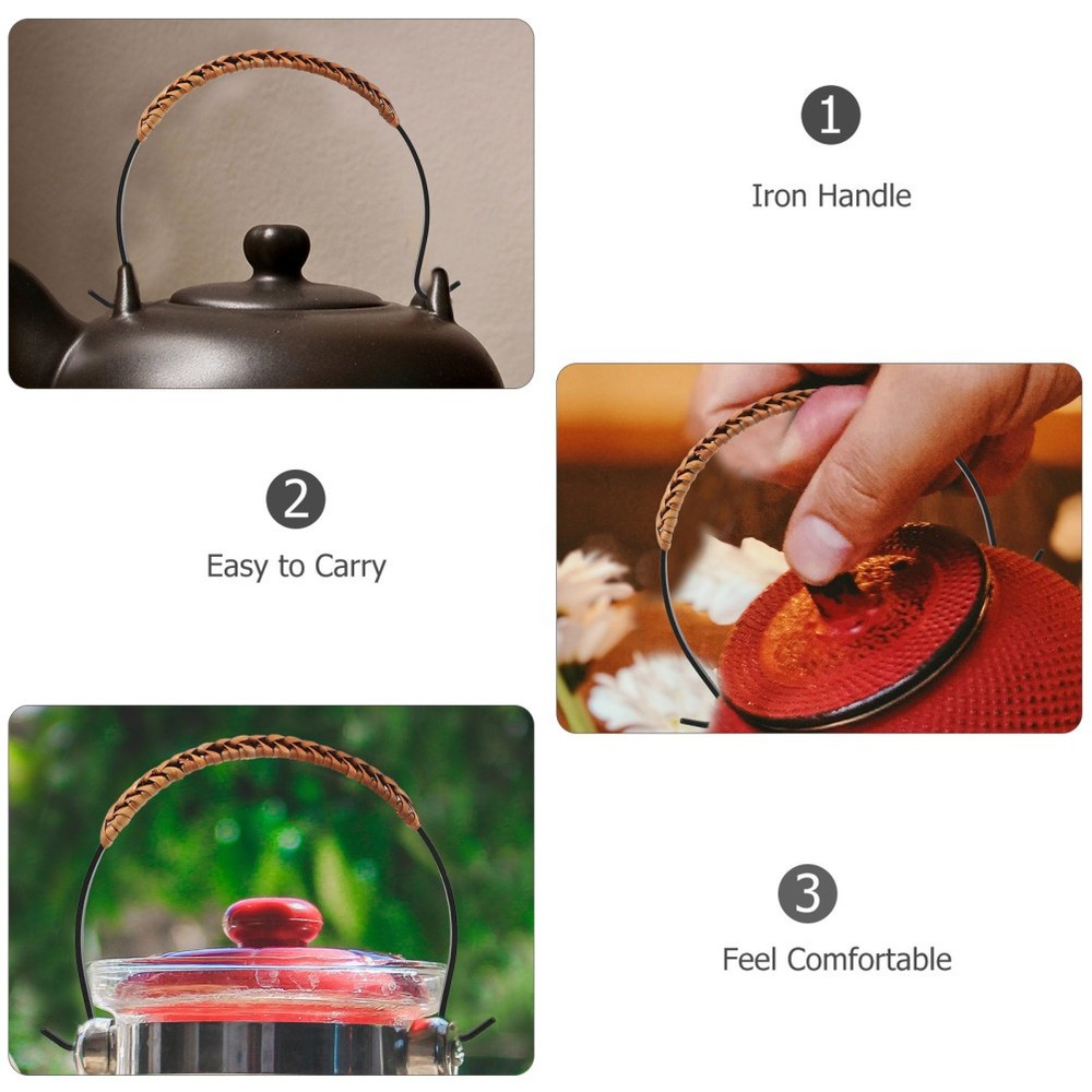 Wear Resistant Teapot Handle Replacement For Ceramic Kettle Grip