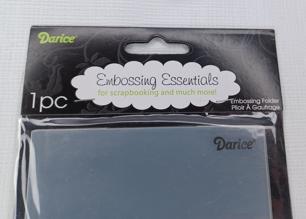 Darice Embossing Essentials Embossing Folder Cupcake With Candle