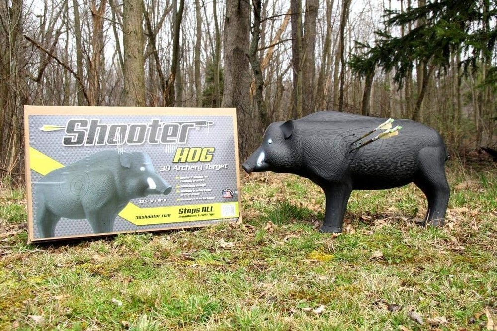 3D Archery Practice Target Hog Pig Bow Hunting Expandables Field Tip Broadhead