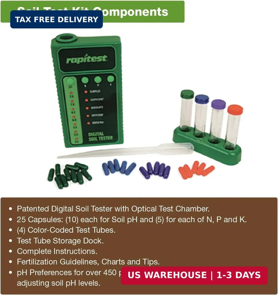 Luster Leaf 1605 Rapitest Digital Soil testing Kit