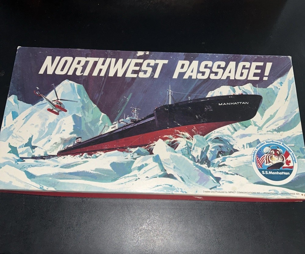 Vintage 1969 Northwest Passage Game Impact Communications ~ Never Used