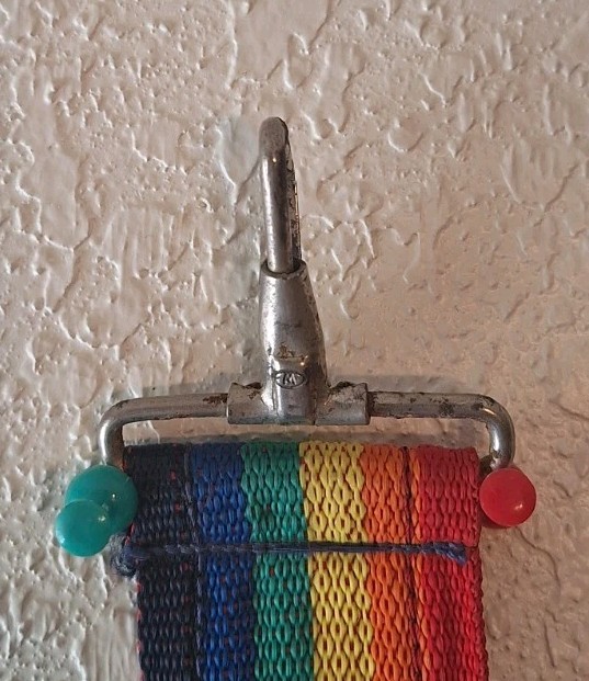 Wide Woven Multi-color Camera Strap