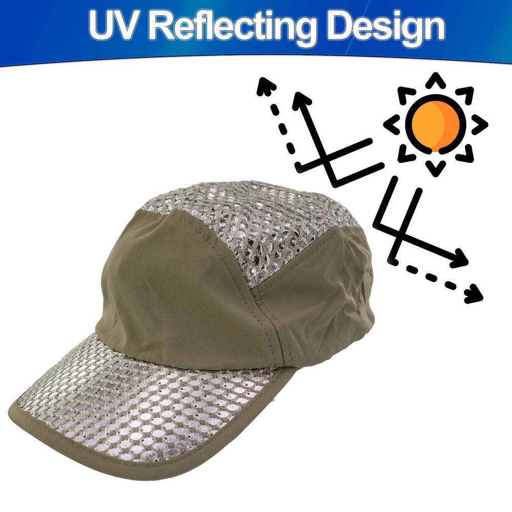 Cooling Sunscreen Hat Hydro Evaporative UV Protection SPF Reflective Sun Hat Cap