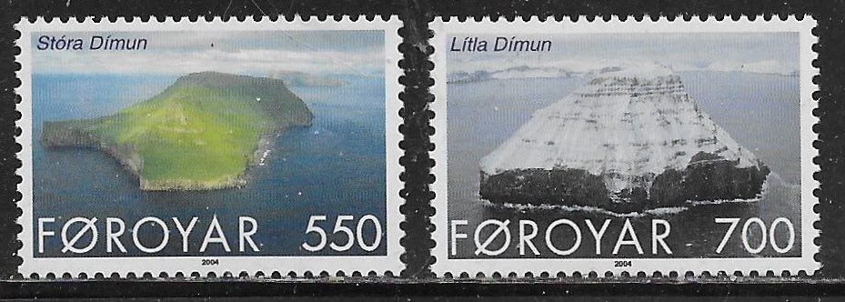 Faroe Islands Scott #'s 439 - 440 MNH