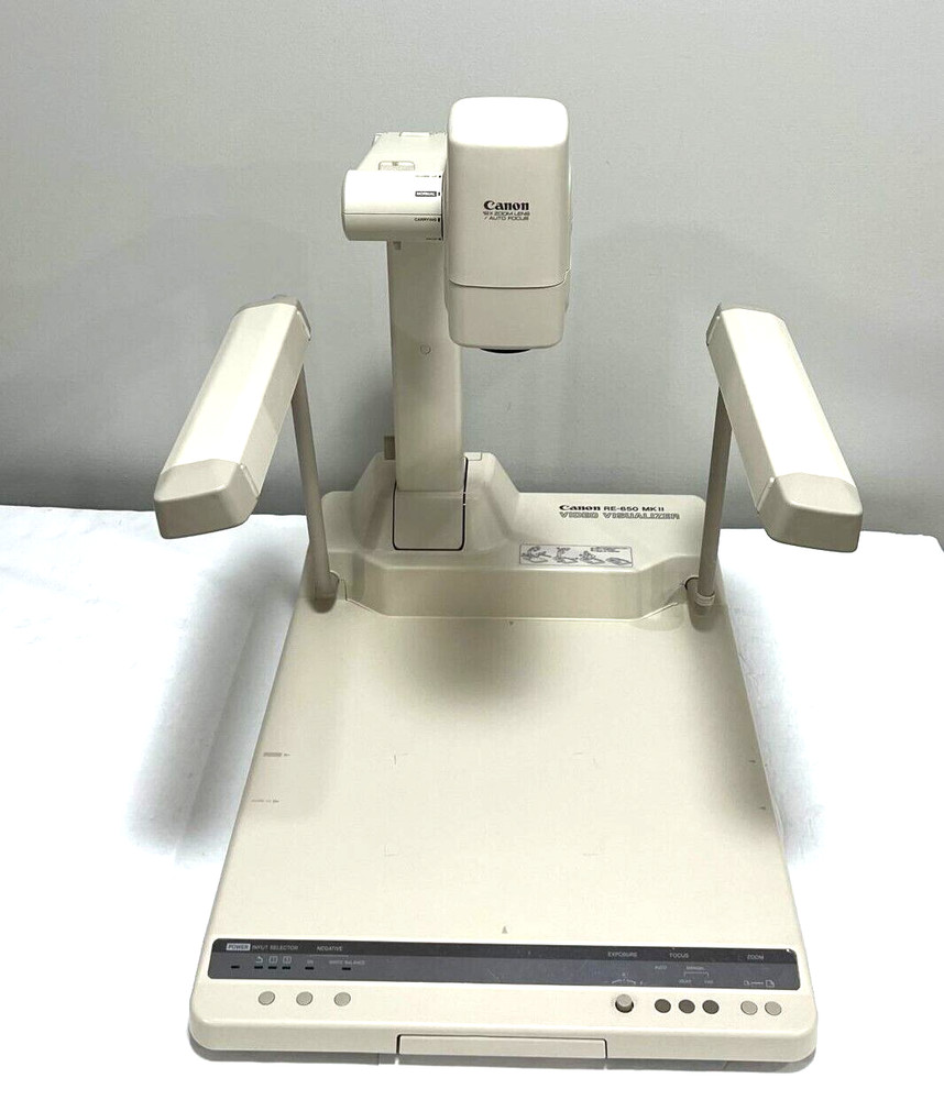 CANON RE-650 MKII VIDEO VISUALIZER DOCUMENT PROJECTOR
