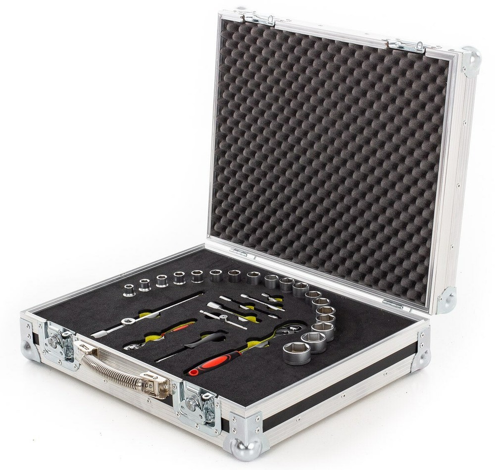 Socket Set Toolbox Flight Case With Custom Foam Insert - INCLUDES SOCKET SET