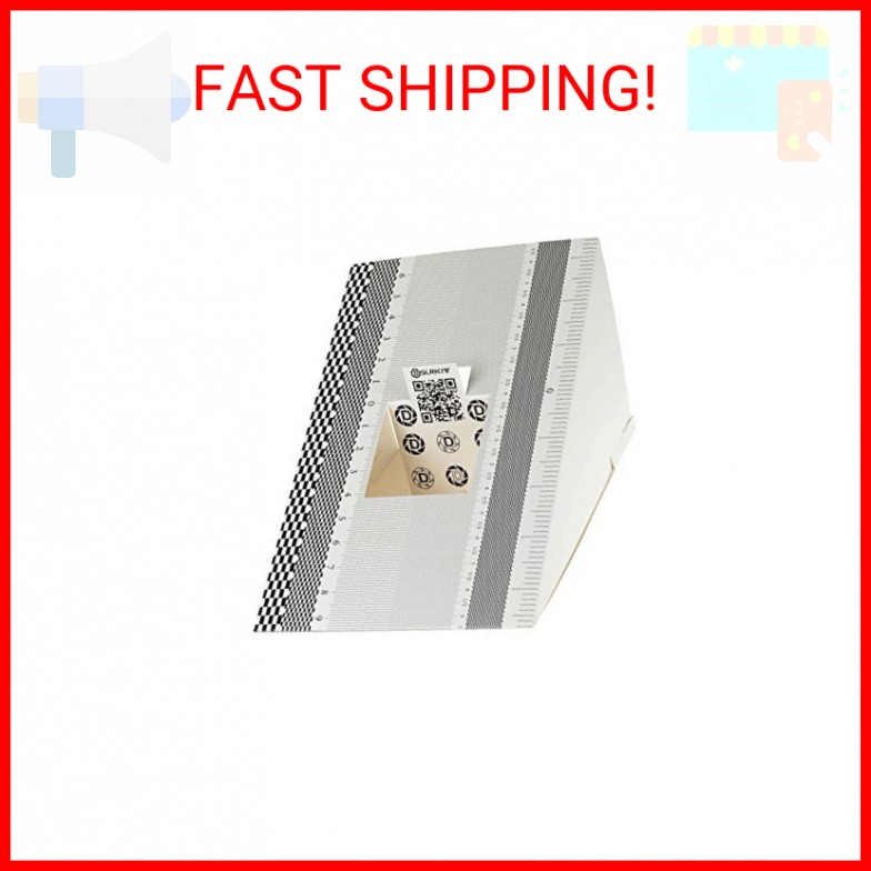 Lens Focus Calibration Tool Alignment Ruler Folding Card(Pack of 2)
