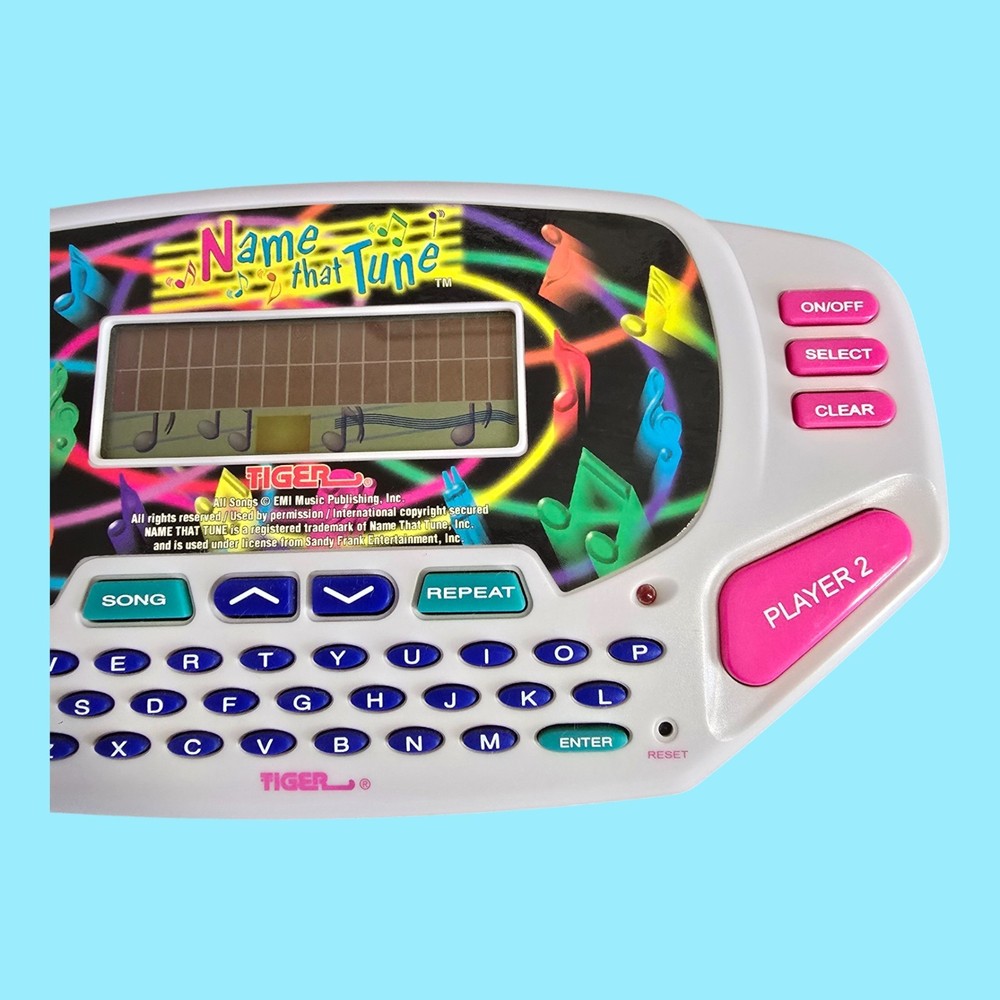 Vintage 1997 Tiger Electronics Name That Tune Handheld Game - TESTED & WORKING!