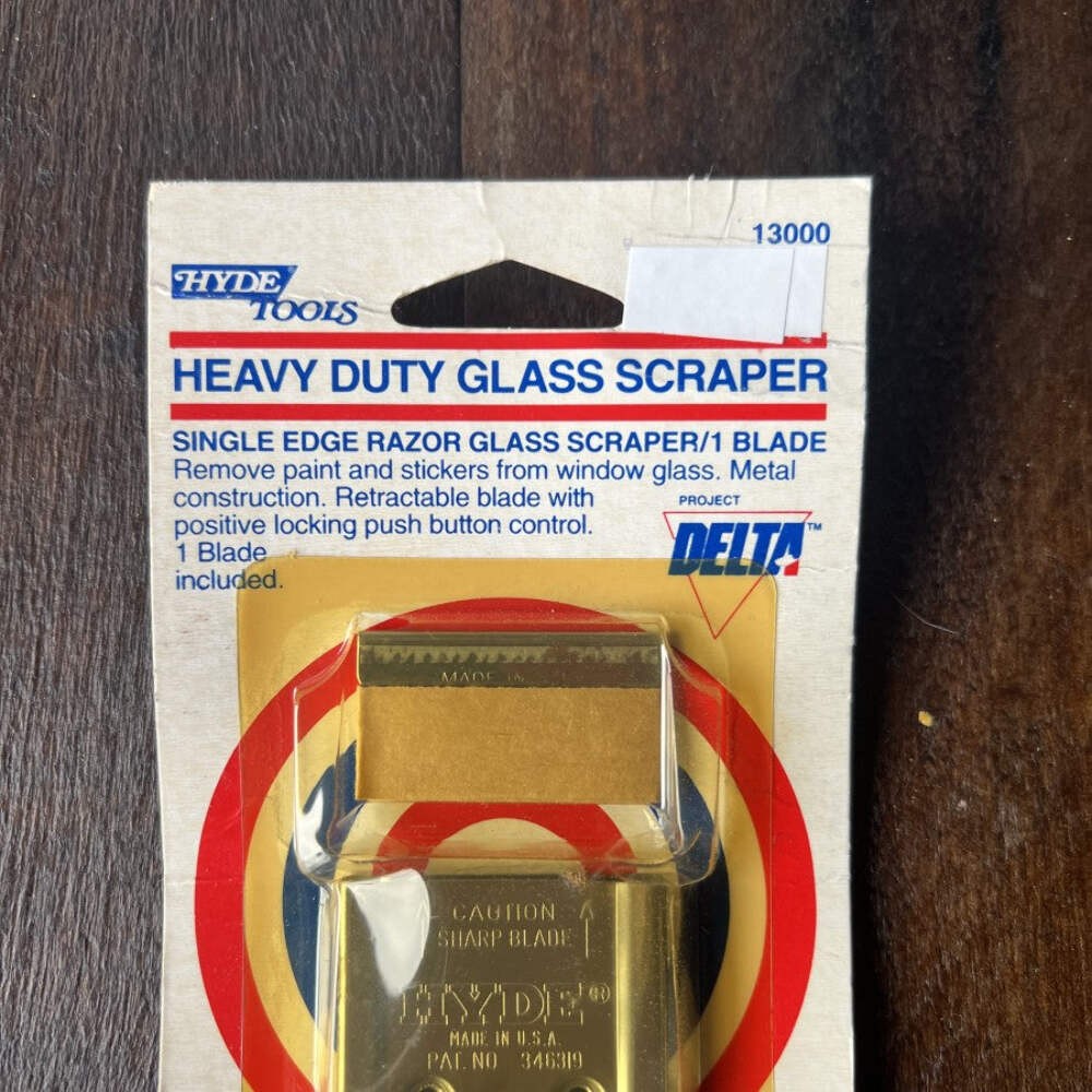 Hyde Tools 13000 Heavy Duty Glass Scraper (USA)