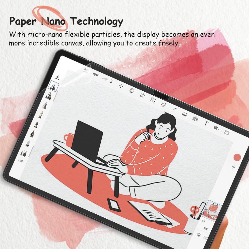 bersem 2 PACK Paperfeel Screen Protector Designed for Samsung Galaxy Tab S10...