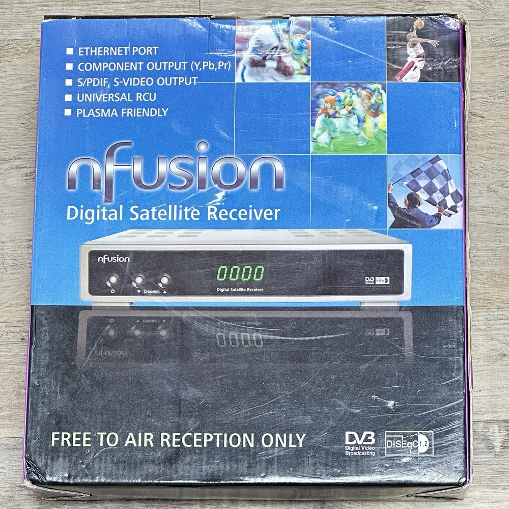 nFusion Digital Satellite Receiver - New Open Box