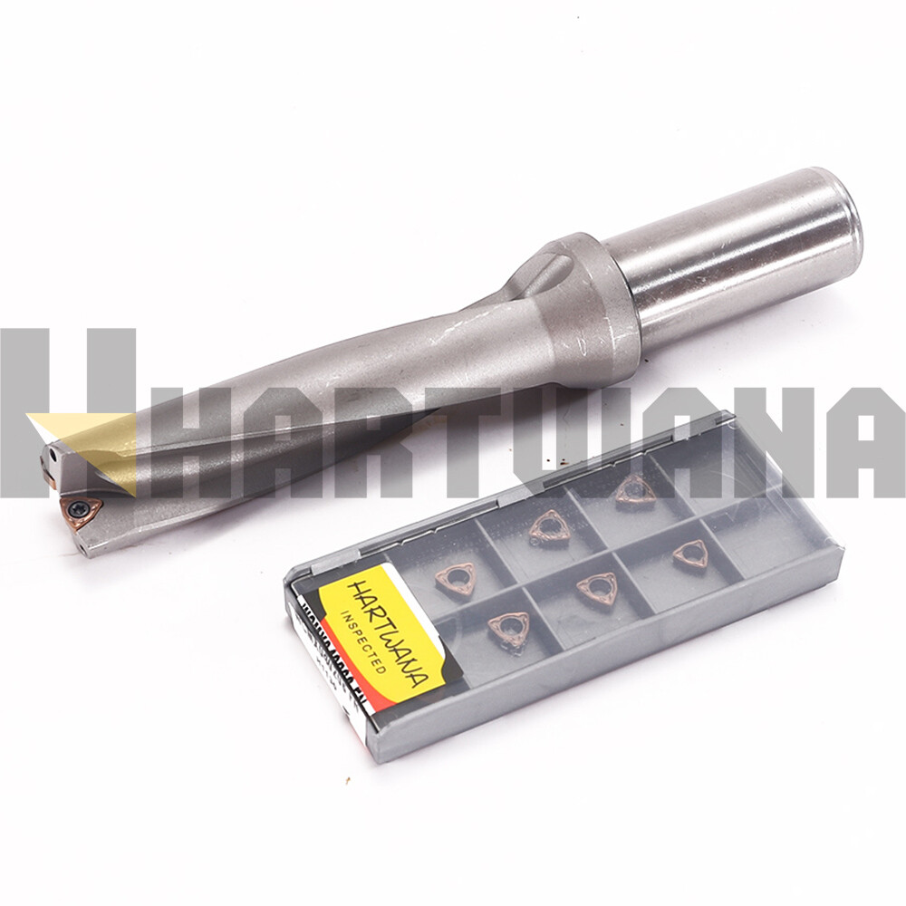 Indexable Carbide U Drill 24mm With WCMX040208 Inserts 10PCS
