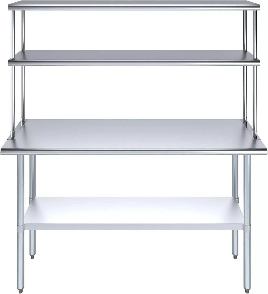 NSF Commercial Kitchen Prep & Work Table, Heavy Duty Stainless Steel Work