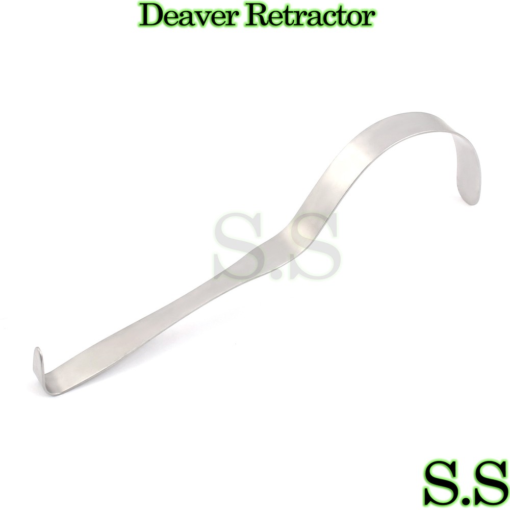 Deaver Retractor 1"×12" Surgical Solid Handle Medical Instruments