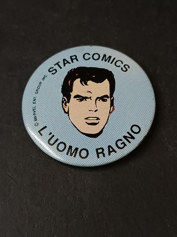 Star Comics Spider-Man Marvel Brooch 80s Vintage