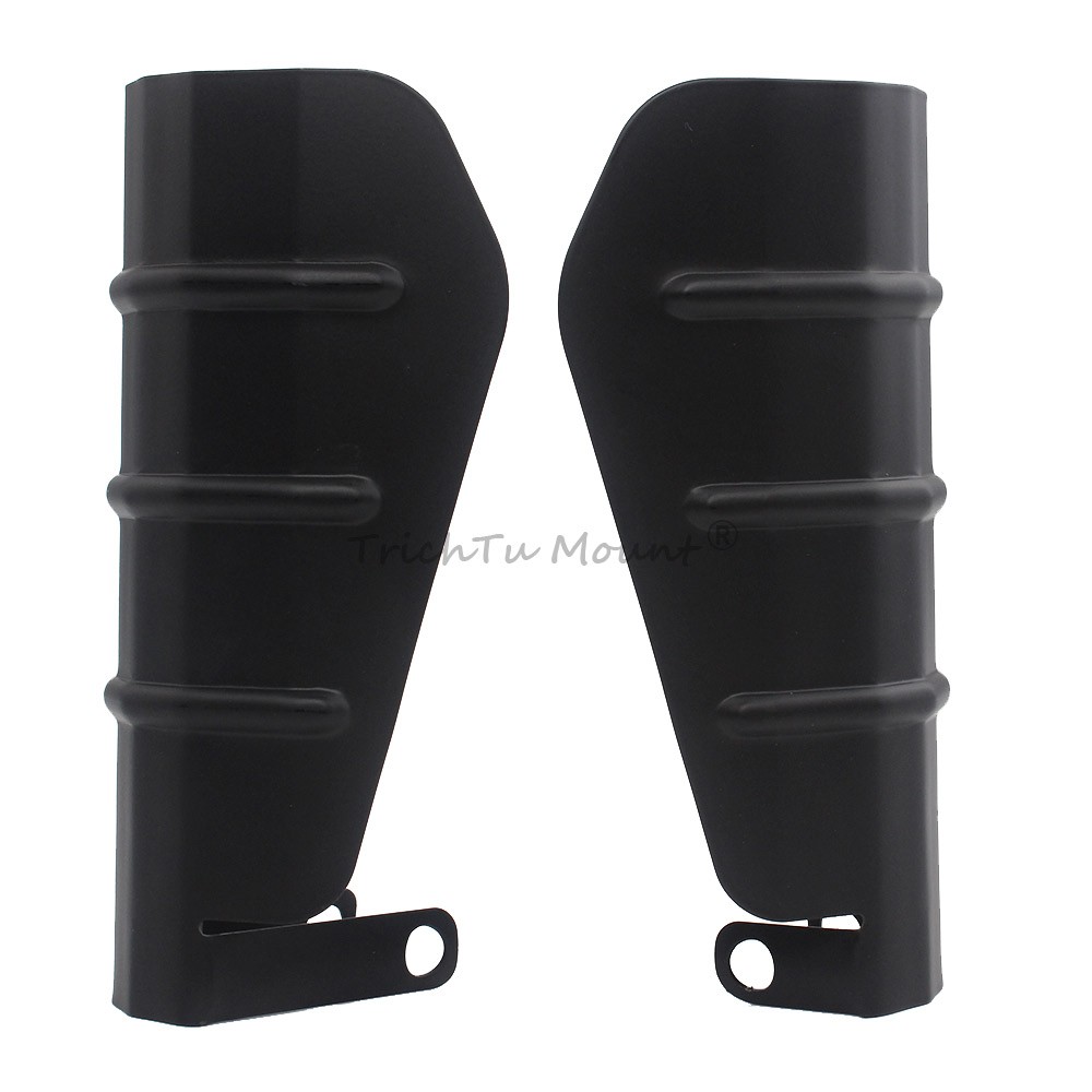 Black Handguards Hand Guards Protector Wind Deflector For Harley Touring Glide