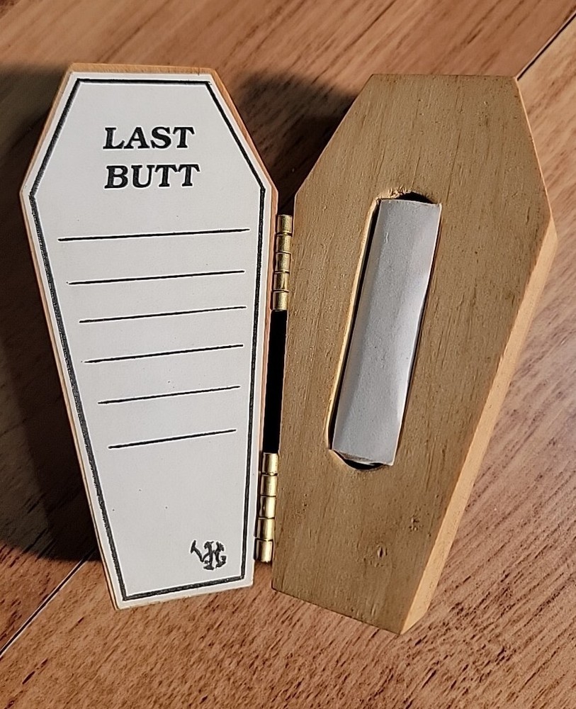 Last Butt Cigarette Coffin