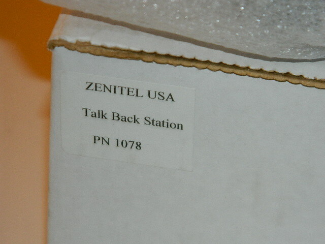 NEW ZENITEL PN 1078 TALK BACK STATION MODULE