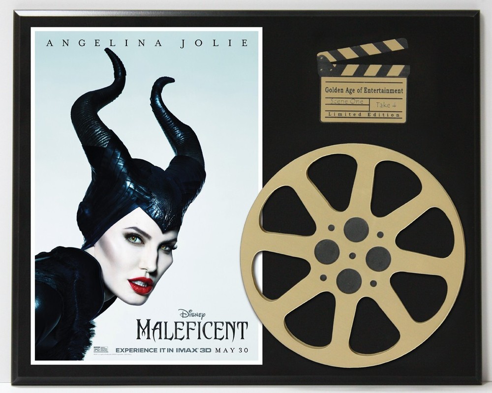 Maleficent Reproduction Hollywood Movie Reel Display