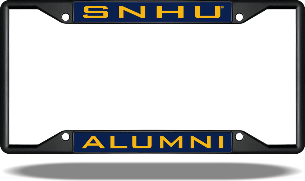 SNHU ALUMNI Black License Plate Frame