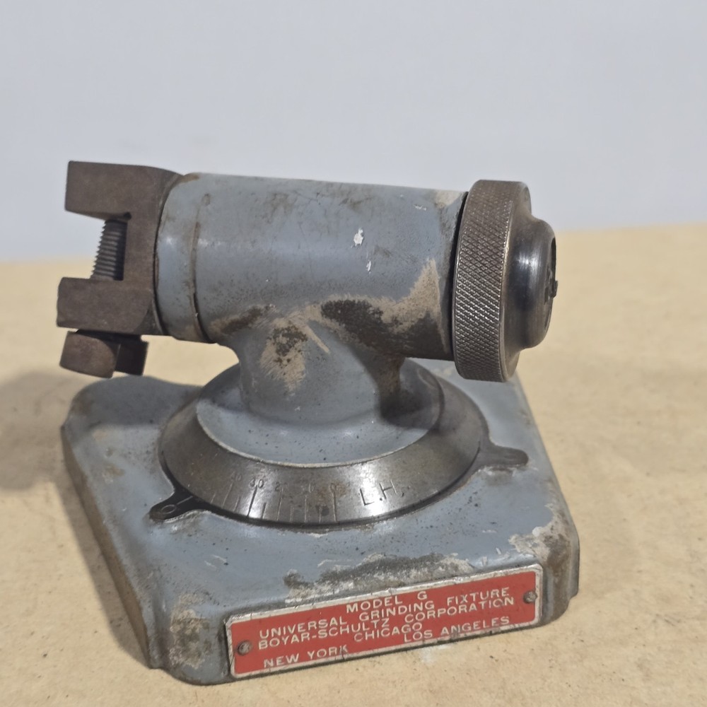 boyar shultz model G grinding fixture